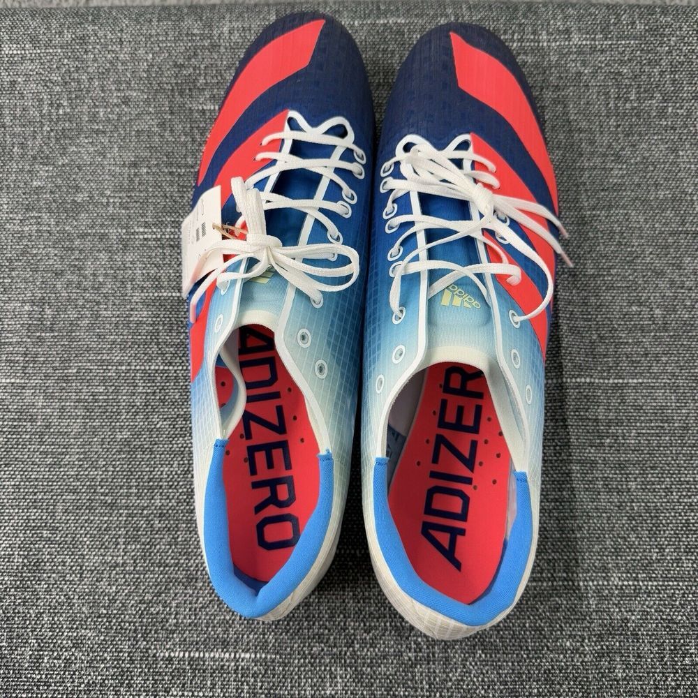 Adidas Shoes Sz 14 Adizero Finesse Legacy Track & Field Indigo Turbo GY0913 New - Picture 3 of 14
